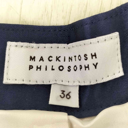マッキントッシュフィロソフィー MACKINTOSH PHILOSOPHY イタリア製 LA TORRE ツイードスカート レディース  36